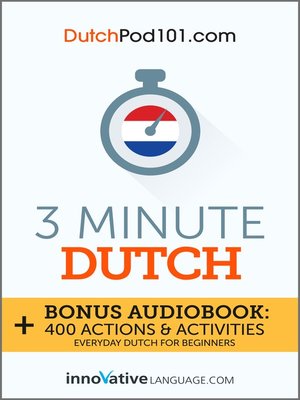 cover image of 3-Minute Dutch